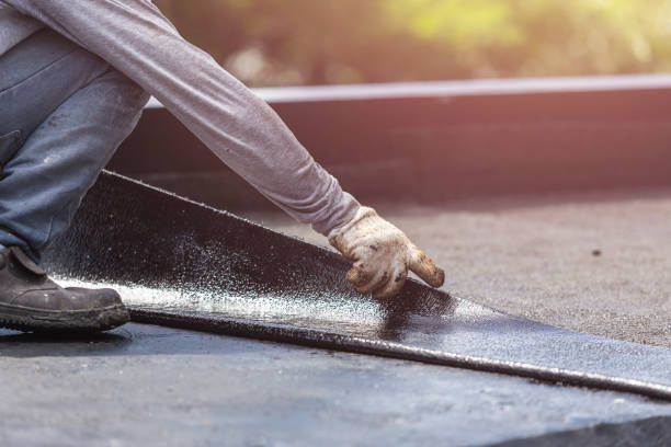 Professional Interior Drainage System technician working in Beaverton, MI